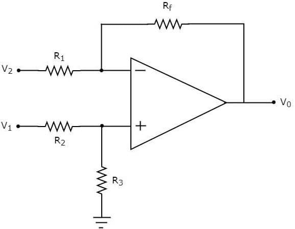 Op-amp as Subtractor Amplifier