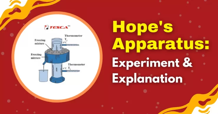 Hope's apparatus, experiment and explanation