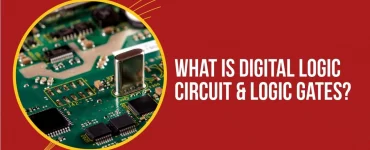 IC imaged titled digital logic circuits and logic gates