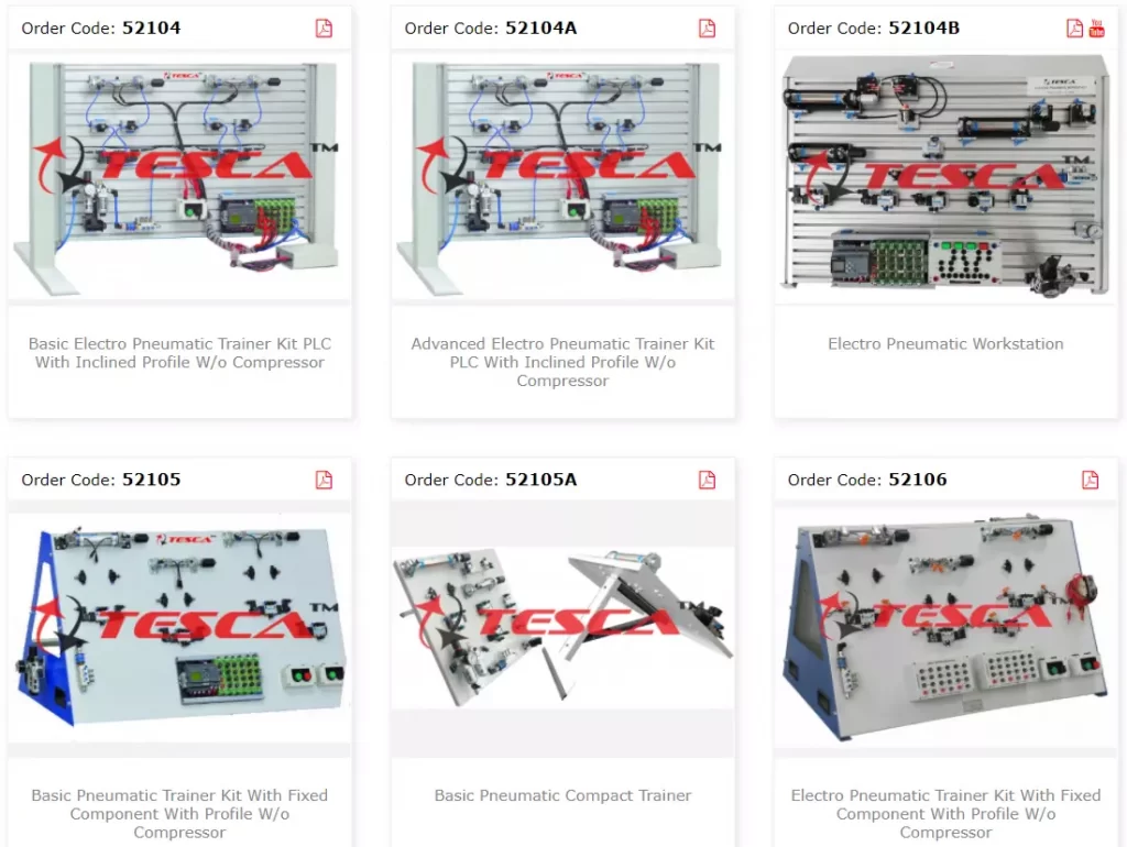 tesca pneumatic trainer kit2