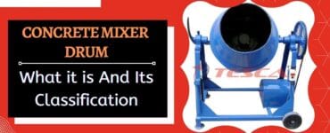 concrete mixer drum